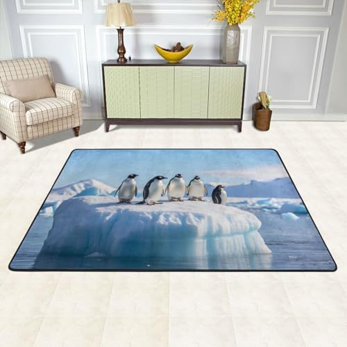 Antarctic Penguin Flannel Mat