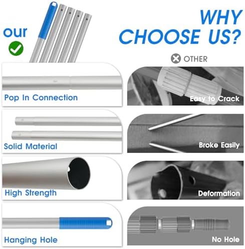 3PCS Pool Cleaning Kit High-Quality Tools for Easy Maintenance