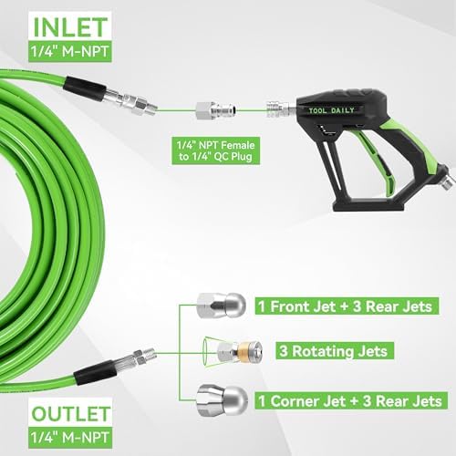Efficient SewerJet Kit for Pressure Washer