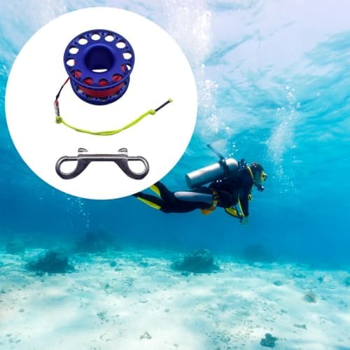Diving Reel Aluminum Compact Double End Bolt Snap Durable
