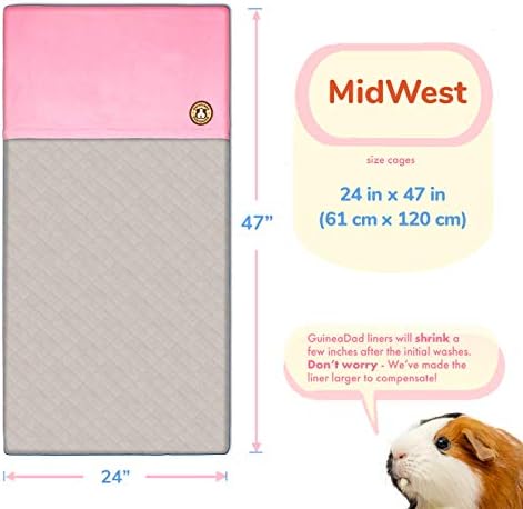 GuineaDad Liner - Eco-Friendly GUinea Pig Cage Bedding