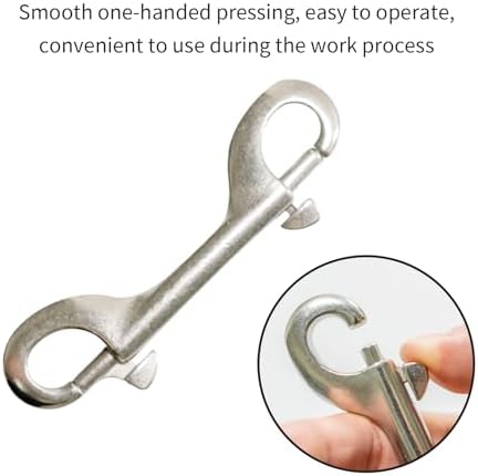 YUEX MER 316 Stainless Steel Double Ended Snap Clip 70g