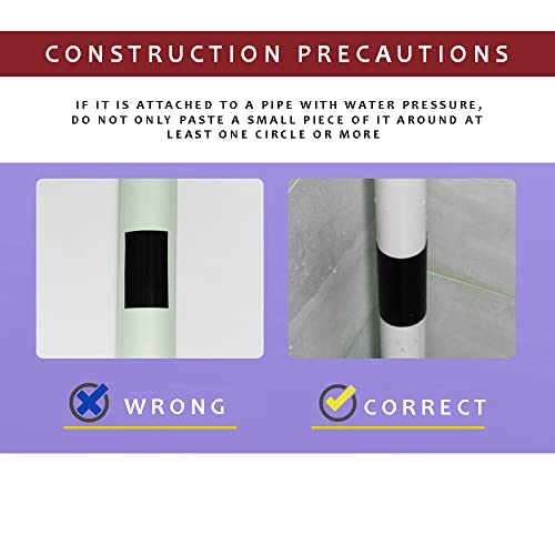House5 Waterproof Patch Seal Tape 4 Inch x 5 Feet Pack of 2