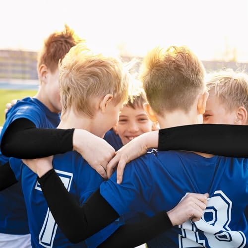 Xuhal Protect Your Arms with Kids Basketball Secure Compression Sleeve UV Sun Protection