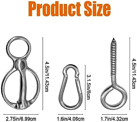 Sturdy 3-Pack Tie Ring Set for Horses Durable and Safe