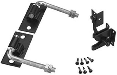 Black Steel Wall Fence Kit