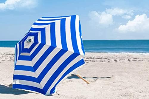 75ft Heavy Duty Beach Umbrella for Wind Resistance and Style