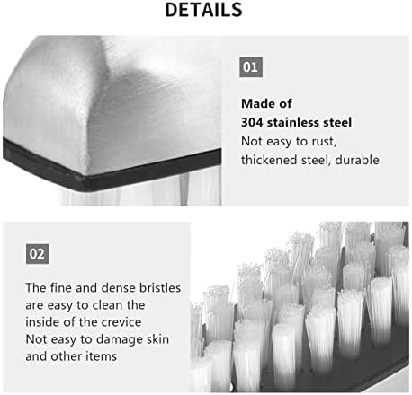 Buchaois Dual-Purpose Fruit Vegetable Nail Cleaning Brush