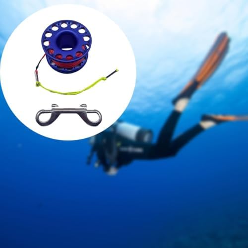 Diving Reel Aluminum Compact Double End Bolt Snap Durable