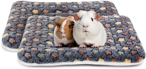 2-Pack Guinea Pig Bed with Soft Fleece for Pets