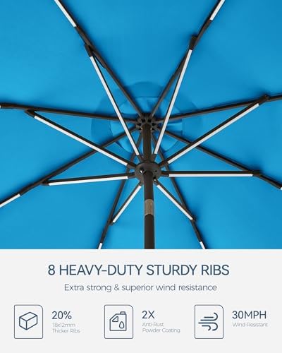 PeakVonder 10 FT Outdoor Umbrella