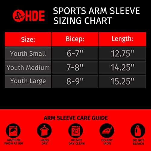HDE Arm Compression Sleeves for Kids Basketball Shooting - 1 Pair