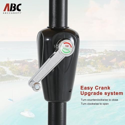 ABCCANOPY Half Round Patio Umbrella