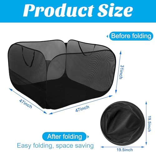 Adnee Pool Toy Storage Bin - Durable Mesh Organizer for Pools Yards
