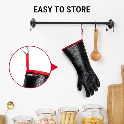 ThermoPro Heat Resistant BBQ Gloves 14 Inches
