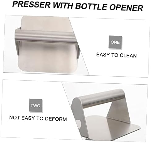 Toddmomy 1pc Cake Press Smasher for Burgers and Waffles