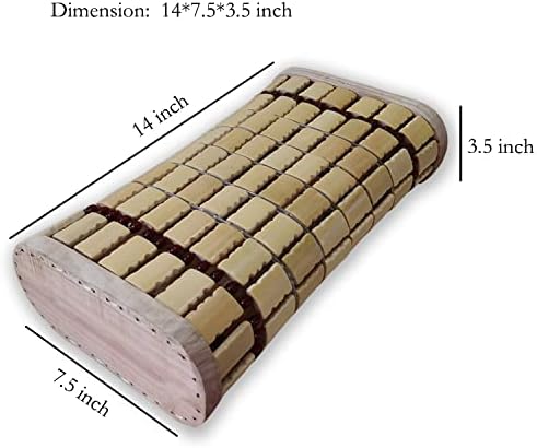 NUIBY Bamboo Sauna Headrest Pillow Set
