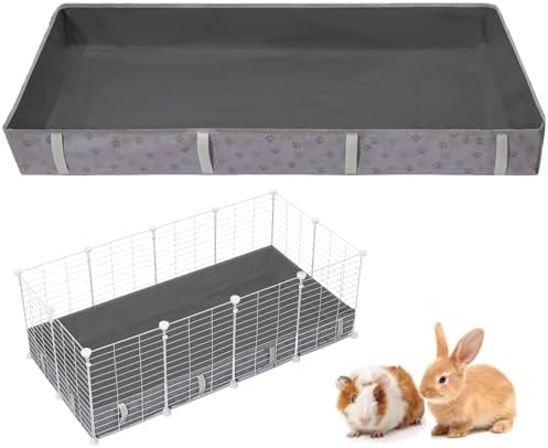 FunFurry Waterproof Guinea Pig Cage Liner 24x48 Dark Grey