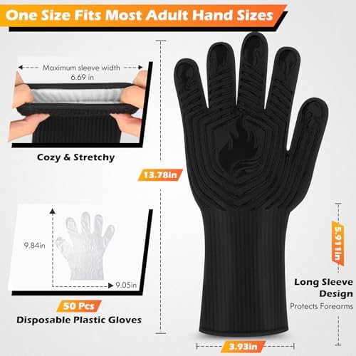 Proven Heat-Resistant BBQ Gloves