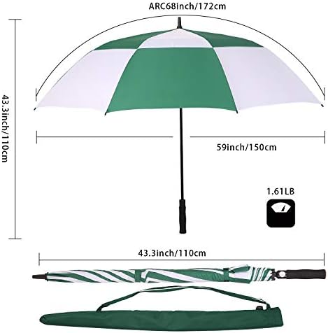 Golf Umbrella Windproof Stylish Aid for Sport