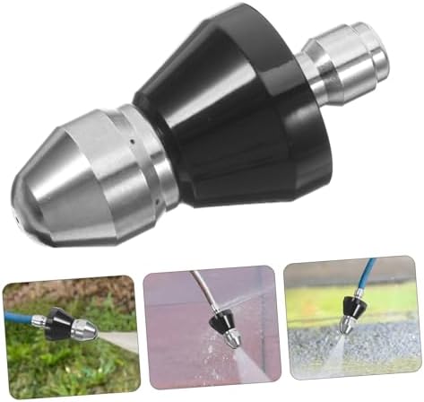 High-Pressure Washer Nozzle for Drain Cleaning