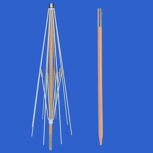 75ft Heavy Duty Beach Umbrella for Wind Resistance and Style