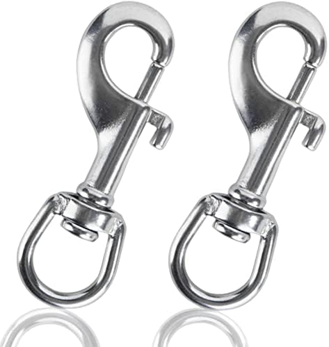 316 Stainless Steel Flag Pole Swivel Snap Hook Set of 2