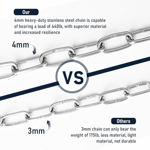 Sturdy Outdoor Fence Gate Chain for Horses Yards