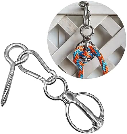 Sturdy 3-Pack Tie Ring Set for Horses Durable and Safe