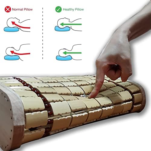 NUIBY Bamboo Sauna Headrest Pillow Set
