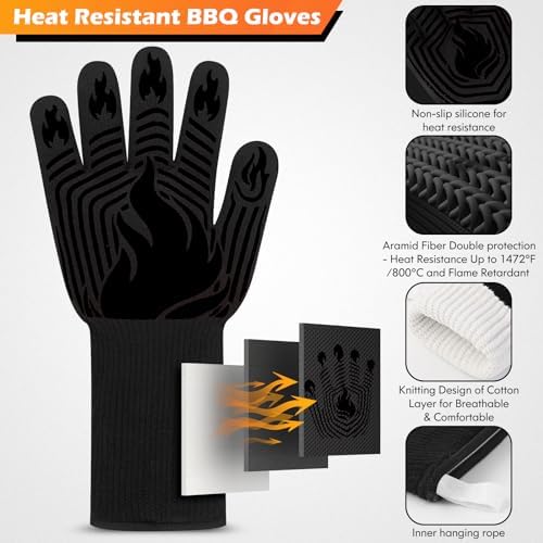 Proven Heat-Resistant BBQ Gloves