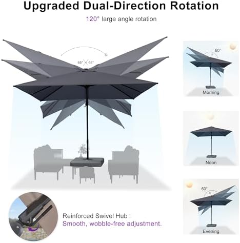 orpellona swivel patio umbrella