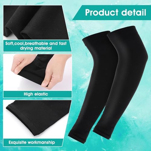 2 Pairs Kids Arm Sleeves for Basketball Sun Protection in Style