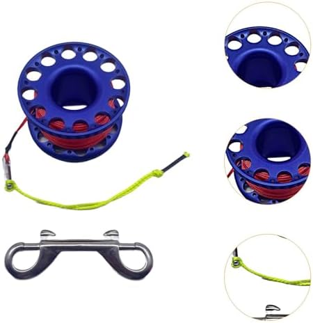Diving Reel Aluminum Compact Double End Bolt Snap Durable