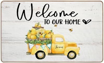 Welcome Mat Lemon Decor