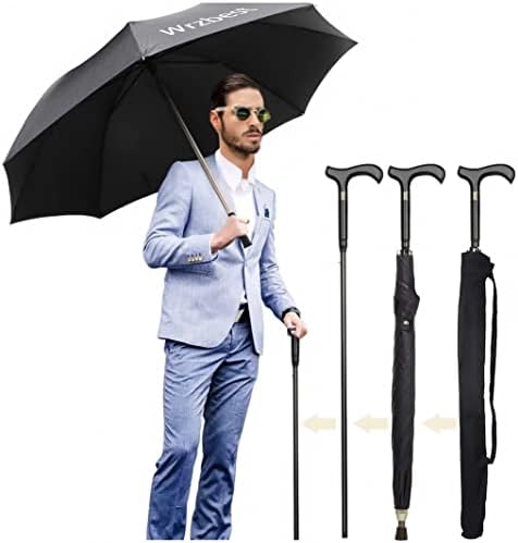 2-in-1 Windbreak Umbrella for hiking camping and rain