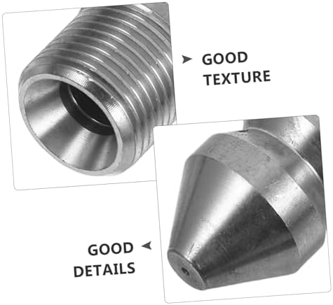 Unstuck Cleared with Power High-Pressure sewer Cleaning Jet Nozzle