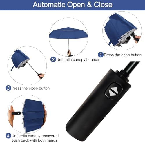 Satol Extra Large Golf Umbrella Yourcompact companion for Rain Sun