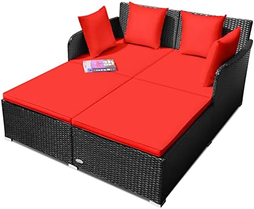 Salches Outdoor Rattan Daybed patio furniture