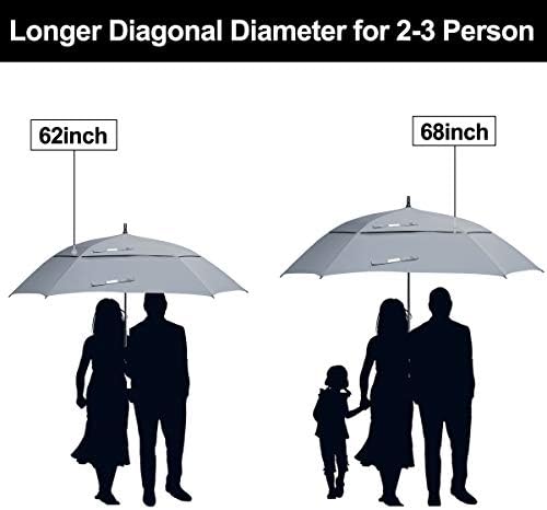 G4Free Extra Large Golf Umbrella Perfect for Windy Days