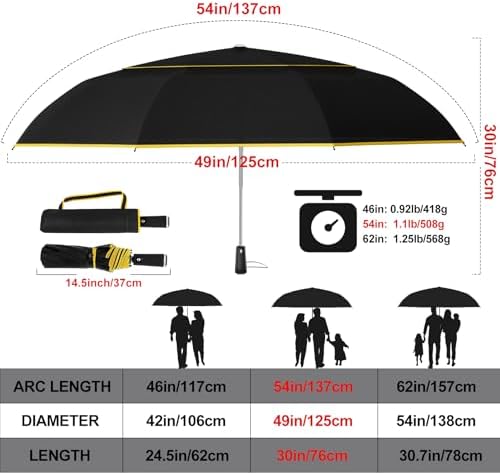 Ventured Golf Umbrella - Extra Protection for a Day Out
