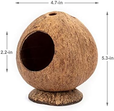 Coconut Hut Safe CozyHAMSTER HUG Cozy Bed for Gerbils Mice Small Animal