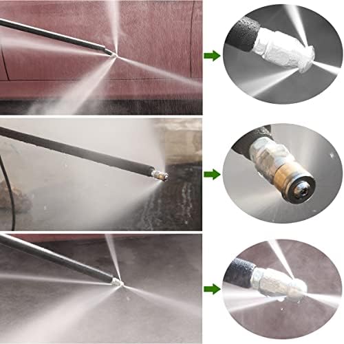 West Bay 100FT Pressure Washer Sewer Jetter Kit for Deep Cleaning