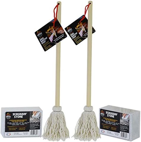 Better Grillin Scrubbing Stones and BBQ Mops Combo Pack