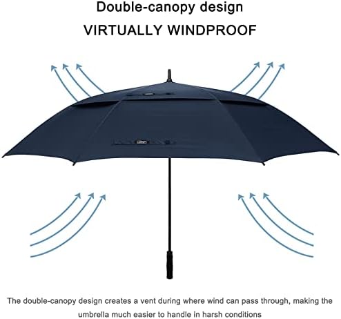 G4Free 72-Inch Giant Golf Umbrella - Durable Windproof with Auto-Open Function