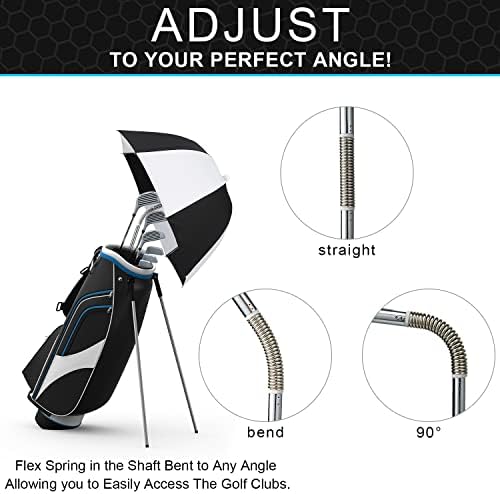 Prospo Golf Club Umbrella with Flex Canopy