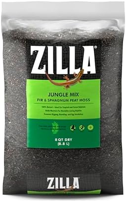Zilla Pet Reptile Terrarium Bedding Jungle Mix