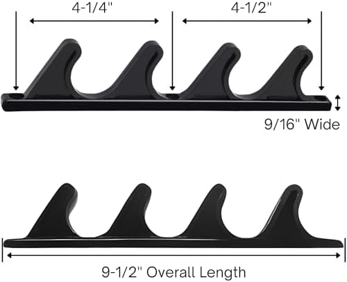Adjustable Pool Lounge Bracket for Outdoor Chaise Black