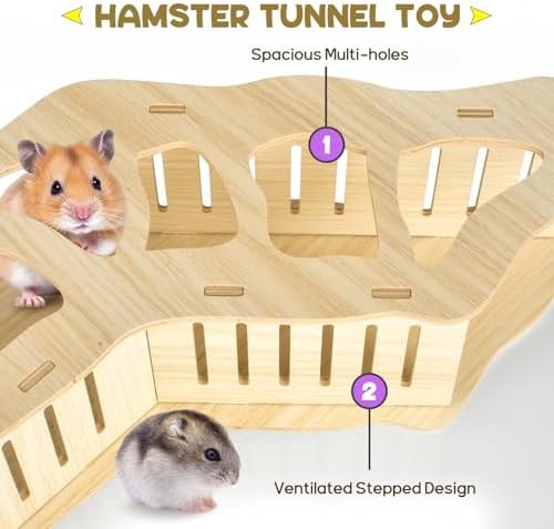 Hamster Tunnel Burying Climbing sleeping Fun for Your Pet