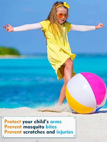 Newcotte 12 Pairs Kids Compression Arm Sleeves
